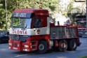 LKW blieb unter Bruecke haengen Koeln Ehrenfeld Innere Kanalstr Hornstr P495